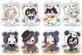 Yukichi Fukuzawa, etc. Bungo Stray Dogs Acrylic Strap Kigurumi Series Bears Ver. All 8 Types Set Key Chain [USED]