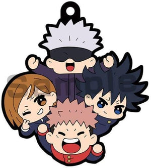 Yuji Itadori, etc. Jujutsu Kaisen Buddycolle Rubber Mascot Vol.2 Key Ring [USED]