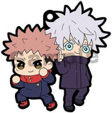 Yuji Itadori Satoru Gojo Jujutsu Kaisen Buddycolle Rubber Mascot Vol.2 Key Ring [USED]