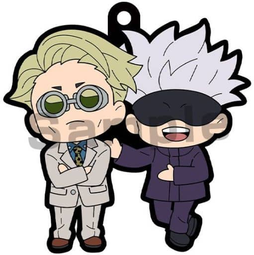 Satoru Gojo Kento Nanami Jujutsu Kaisen Buddycolle Rubber Mascot Vol.2 Key Ring [USED]
