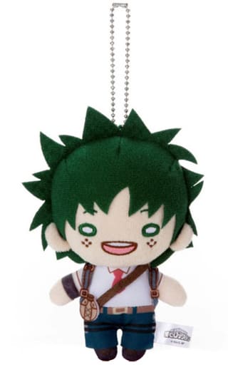 Izuku Midoriya My Hero Academia Nitotan Outdoor Training Plush Toy with Ball Chain Key Chain [USED]