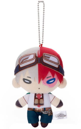 Shoto Todoroki My Hero Academia Nitotan Outdoor Training Plush Toy with Ball Chain Key Chain [USED]