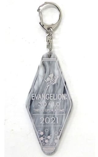 Unit 1 Motif Evangelion: 3.0+1.0 Thrice Upon a Time Motel Key Chain Theater Limited Key Ring [USED]