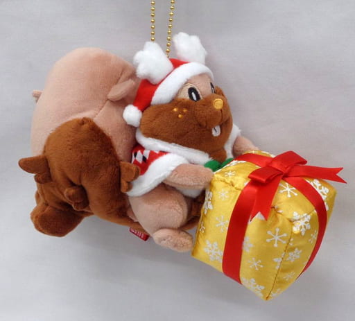 Greedent Pokemon Christmas Wonderland Pokemon Mascot Pokemon Center Limited Key Chain [USED]