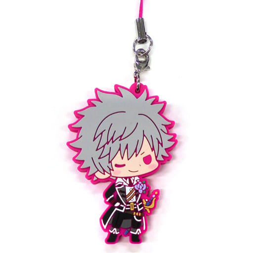 Ranmaru Kurosaki Uta no Prince Sama Movie: Maji Love Kingdom Shining Rubber Strap Collection Key Chain [USED]