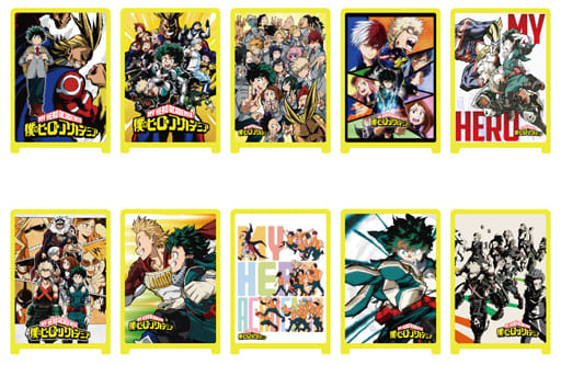 My Hero Academia Izuku Midoriya & Others Signboard Collection All 10 Types Set Keychains [USED]