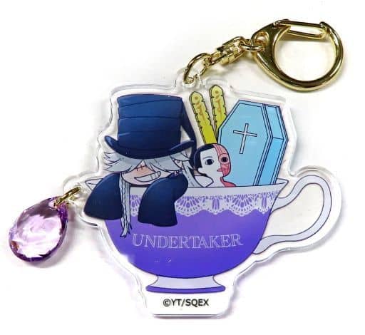 Undertaker Black Butler Black Label Trading Tea Cup Acrylic Key Chain Event Venues Limited Key Chain [USED]