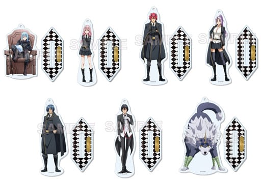 Rimuru Tempest, etc. That Time I Got Reincarnated as a Slime Hexagonal Acrylic Stand Keychain Part 1 All 7 Types Set Key Chain [USED]