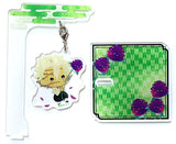 Sanemi Shinazugawa Demon Slayer: Kimetsu no Yaiba Yurafuwa Acrylic Mascot Flower Ver. Key Chain [USED]