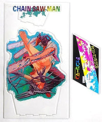Chainsaw Man Denji Chainsaw Man VS Quanxi Acrylic MEGA Figure Jump Characters Store Limited Acrylic Stands [USED]