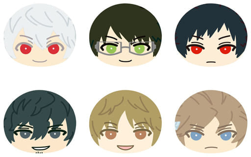 Yuma Kuga, etc. World Trigger Omanjuu Niginigi Mascot 1 All 6 Types Set Key Ring [USED]