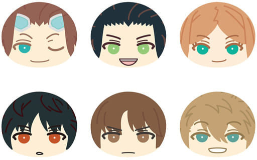 Yuichi Jin, etc. World Trigger Omanjuu Niginigi Mascot 2 All 6 Types Set Key Ring [USED]