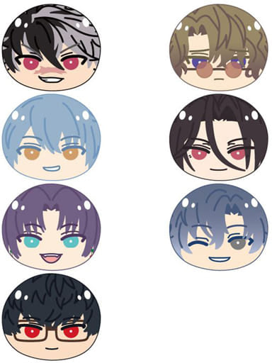 Bradley, etc. Promise of Wizard Omanjuu Niginigi Mascot C All 7 Types Set Key Ring [USED]