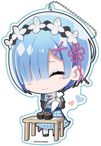 Rem Valentine Ver. Re:ZERO -Starting Life in Another World- Big Acrylic Key Chain Key Chain [USED]