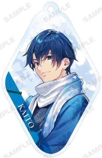 KAITO VOCALOID Newly Drawn Illustration Art By Shirabi Trading Acrylic Key Chains Sakura Miku Key Chain [USED]
