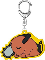 Chainsaw Man Pochita Snoozing 3D Rubber Keychain Keychains [USED]