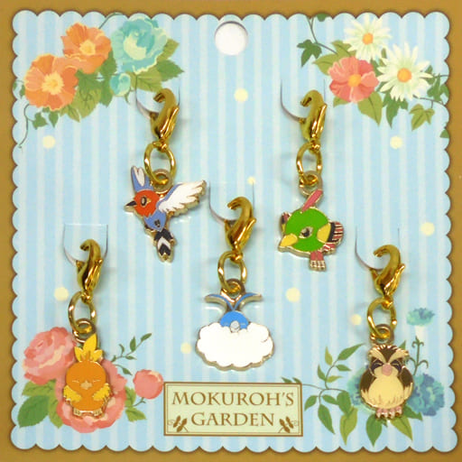 Fletchling, etc. Pokemon Metal Charm Set Pokemon Center Limited Charm [USED]