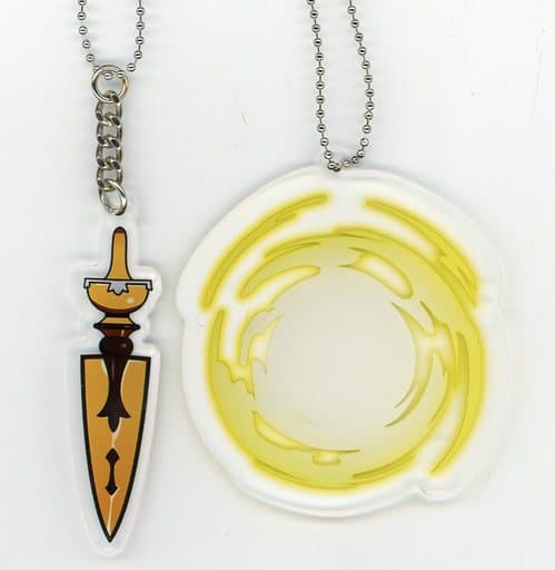 Chain of Heaven Fate/Grand Order - Absolute Demonic Front: Babylonia Motif Acrylic Charm ANIPLEX+ Limited Kingu Painted Finished Product Purchase Bonus Charm [USED]