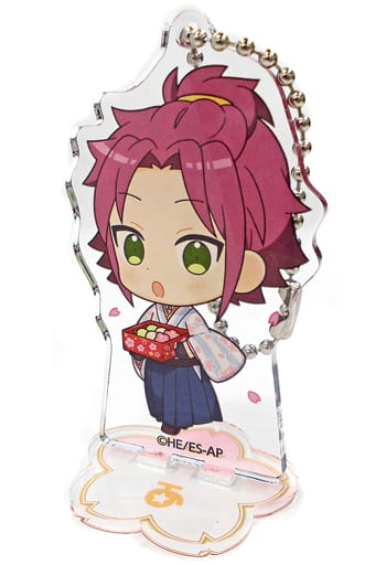 Mao Isara Ensemble Stars! Trading Acrylic Stand Key Chain Sakura Ver. Group A animatecafe 2nd Edition Limited Key Chain [USED]