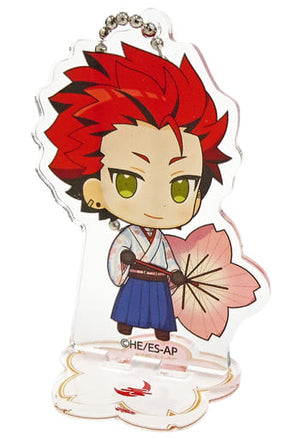 Kuro Kiryu Ensemble Stars! Trading Acrylic Stand Key Chain Sakura Ver. Group A animatecafe 2nd Edition Limited Key Chain [USED]