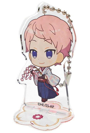 Shu Itsuki Ensemble Stars! Trading Acrylic Stand Key Chain Sakura Ver. Group A animatecafe 2nd Edition Limited Key Chain [USED]