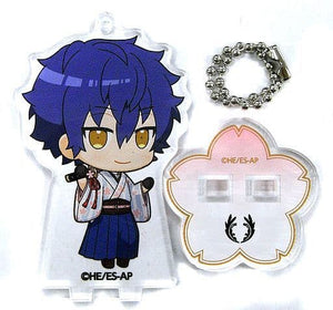 Jun Sazanami Ensemble Stars! Trading Acrylic Stand Key Chain Sakura Ver. Group C animatecafe 2nd Edition Limited Key Chain [USED]