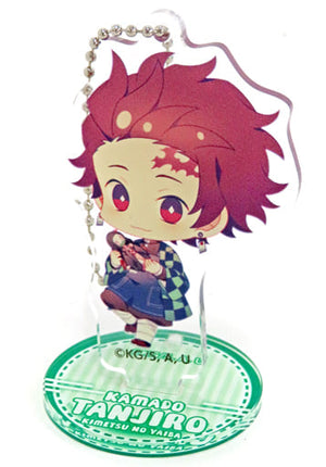 Tanjiro Kamado Demon Slayer: Kimetsu no Yaiba Acrylic Key Chain Collection with Stand Apron Ver. Overseas Limited Key Ring [USED]