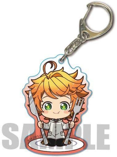 Emma The Promised Neverland Gochichara Acrylic Key Chain Key Chain [USED]