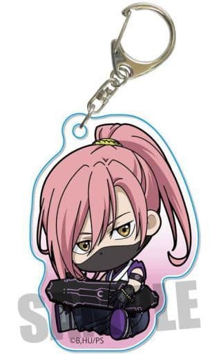 Cherry Blossom SK8 the Infinity Gyugyutto Acrylic Key Chain Key Ring [USED]