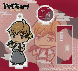 Atsumu Miya Haikyu!! Trading Chibi Chara Acrylic Stand Key Chain Key Chain [USED]