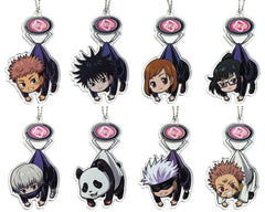 Ryomen Sukuna, etc. Jujutsu Kaisen UFO Tsumamare Acrylic Key Chain Mascot All 8 Types Set Key Chain [USED]