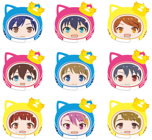 Chihaya Kisaragi, etc. THE IDOLM@STER Million Live! Anizukin Part 5 All 9 Types Set Key Ring [USED]