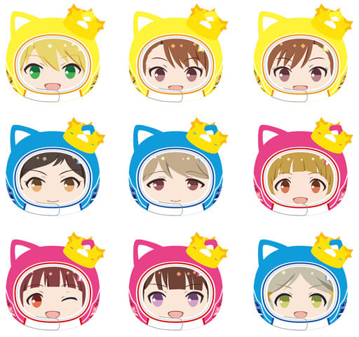 Miki Hoshii, etc. THE IDOLM@STER Million Live! Anizukin Part 6 All 9 Types Set Key Ring [USED]