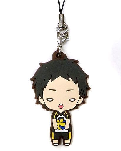 Keiji Akaashi Haikyu!! Nitotan Rubber Mascot animate Limited Key Chain [USED]