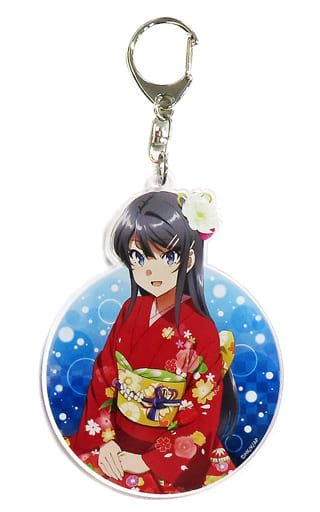 Mai Sakurajima Kimono Ver. Rascal Does Not Dream of Bunny Girl Senpai Acrylic Keychain Key Chain [USED]