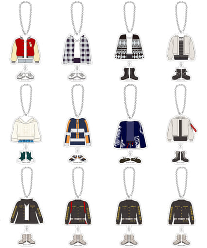 Keisuke Baji, etc. Tokyo Revengers Trading Costume Mascot All 12 Types Set Key Chain [USED]
