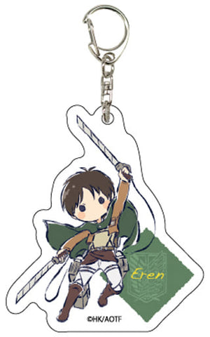 Ellen Yeager Attack on Titan Graph Art Design 13 Acrylic Key Chain Levi Squad Ver. Key Chain [USED]