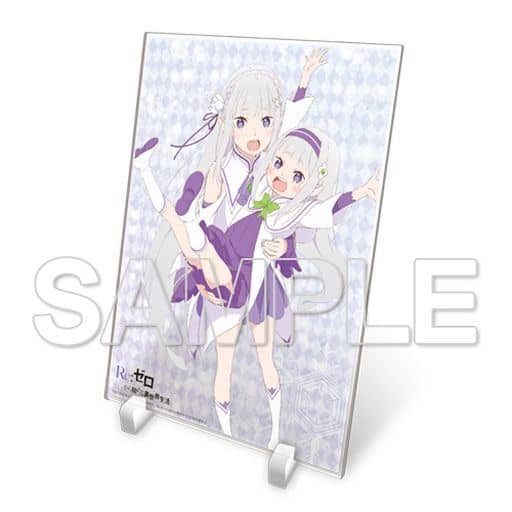 Emilia Re:ZERO -Starting Life in Another World- Big Acrylic Stand Acrylic Stand [USED]