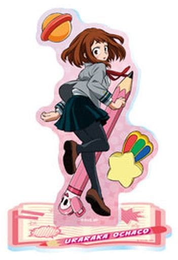 My Hero Academia Ochaco Uraraka Acrylic Stand Collection BASE Yellow Red Acrylic Stands [USED]