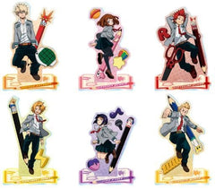 My Hero Academia Katsuki Bakugo & Others Acrylic Stand Collection BASE Yellow Red All 6 Types Set Acrylic Stands [USED]