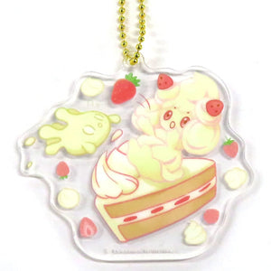 Alcremie Milky Vanilla Pokemon Acrylic Charm Collection Mawhip a La Mode Pokemon Center Limited Charm [USED]