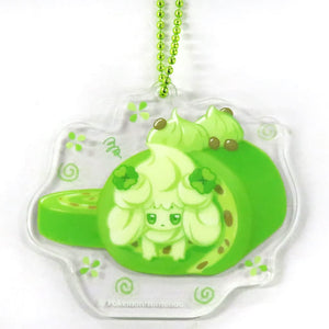 Alcremie Milky Macha Pokemon Acrylic Charm Collection Mawhip a La Mode Pokemon Center Limited Charm [USED]