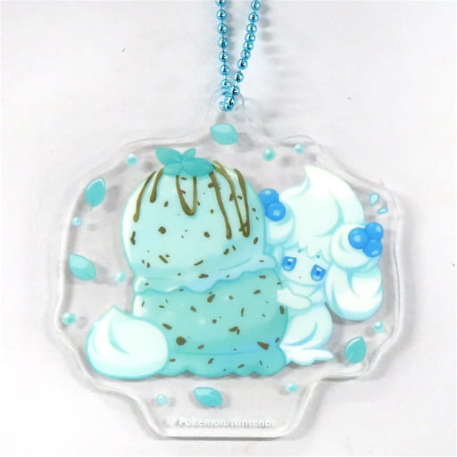 Alcremie Milky Mint Pokemon Acrylic Charm Collection Mawhip a La Mode Pokemon Center Limited Charm [USED]