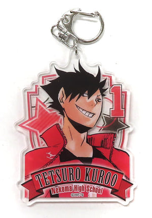 Tetsuro Kuroo High School Days Haikyu!! Acrylic Keychain Collection Heroes Haikyu!! Exhibition Limited Key Chain [USED]