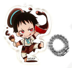 Fire Force Shinra Kusakabe Acrylic Keychain Valentine Ver. Princess Cafe Limited Keychains [USED]