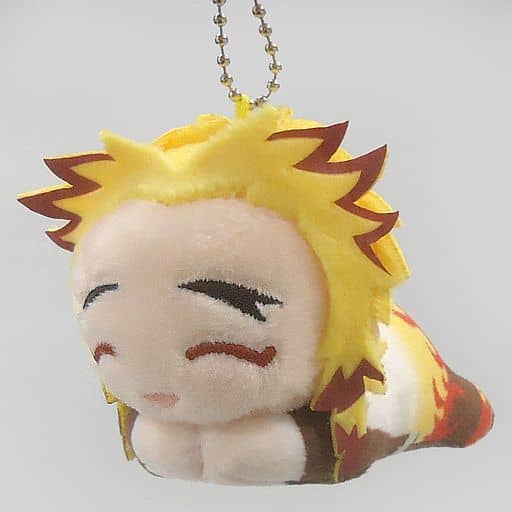Kyojuro Rengoku Smiling Demon Slayer: Kimetsu no Yaiba Hagu Chara Collection 003 animate Limited Box Purchase Privilege Key Chain [USED]