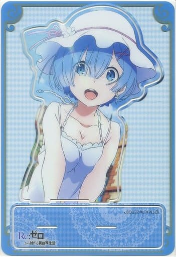 Rem Hat Re:ZERO -Starting Life in Another World- Ataritsuki Metal Charm Kuji Acrylic Stand Prize Item Acrylic Stand [USED]