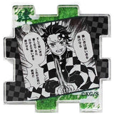 Tanjiro Kamado Monochrome Demon Slayer: Kimetsu no Yaiba Connected Acrylic Puzzle Collection Popular Vote 1st to 44th Key Ring [USED]