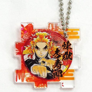 Kyojuro Rengoku Color Demon Slayer: Kimetsu no Yaiba Connected Acrylic Puzzle Collection Popular Vote 1st to 44th Key Ring [USED]