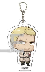 Reiner Braun Attack on Titan Chimi Character Design Acrylic Key Chain 12 Key Chain [USED]